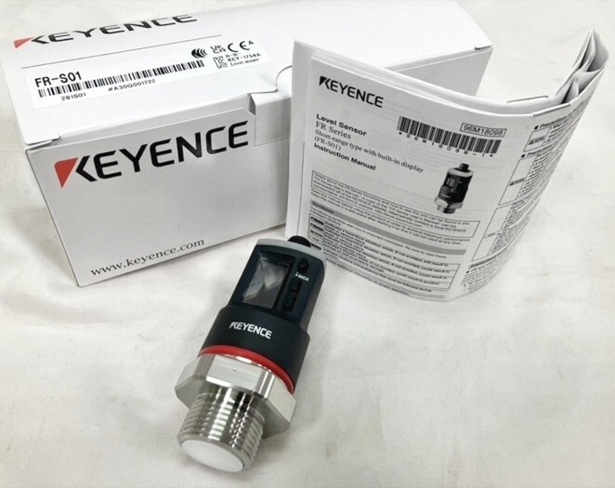 NEW KEYENCE FR-S01 Radar type Level Sensor Short Range w/ built-in 