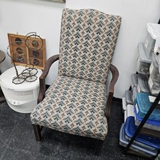 Vintage Parker Southern French Louis XIII Regency Style Library Armchair USA
