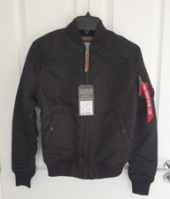 Alpha Industries Womens Ma-1 Bomber Jacket - Size S