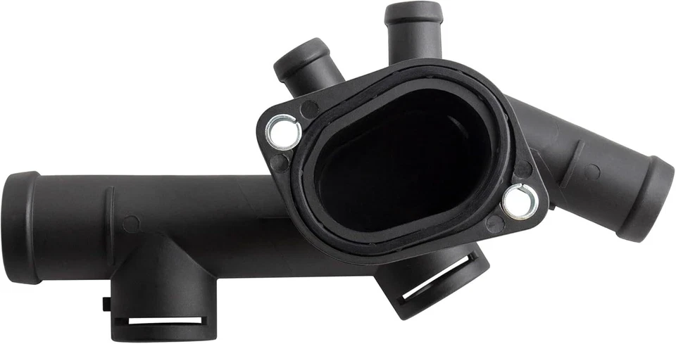 Carcasa de brida de manguera de refrigerante para Volkswagen Beetle L4 1999-2010 2,0 L 06A121132C Foto 3 de 4