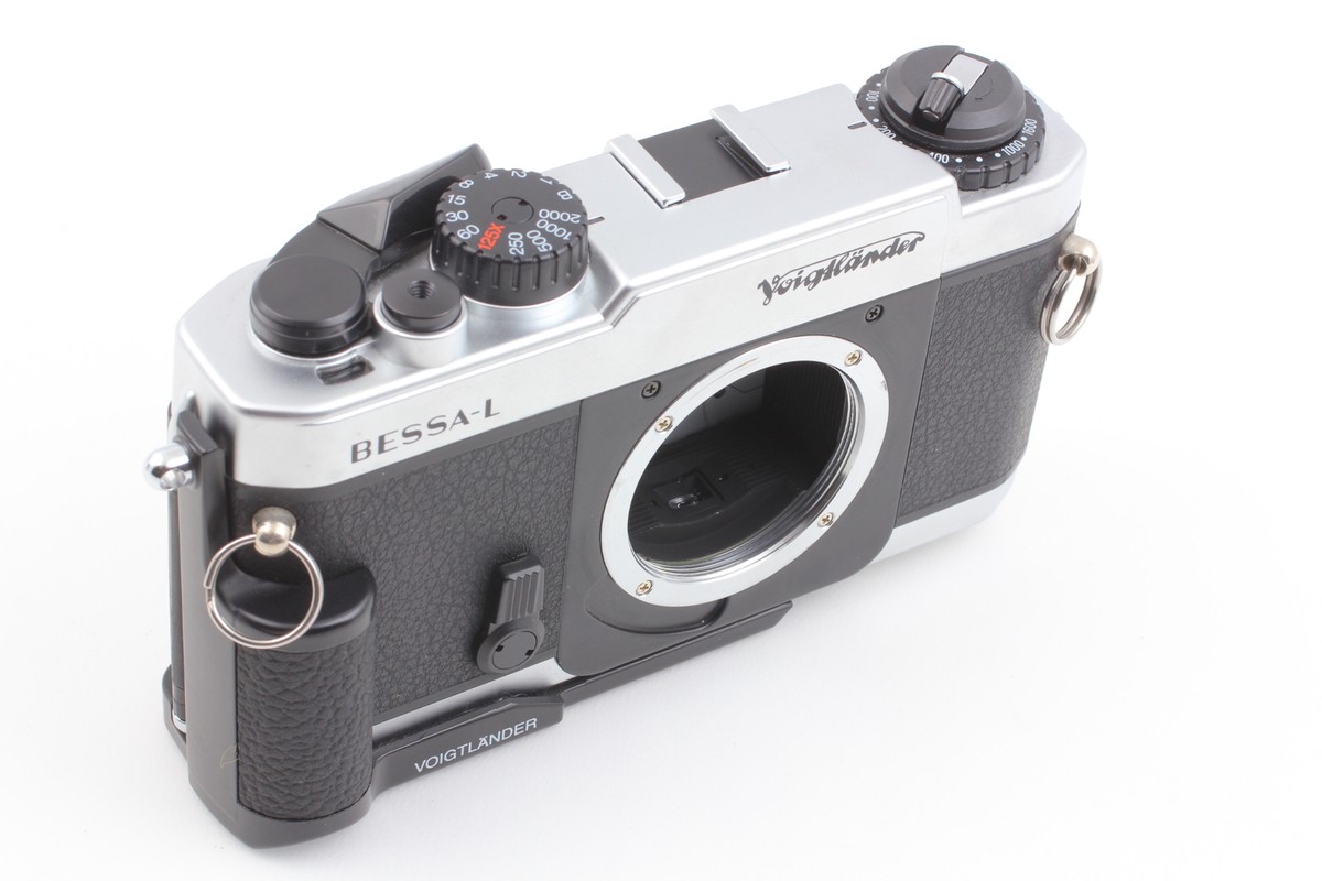 Opt.MINT w/ Grip] Voigtlander Bessa L Silver Wide Heliar