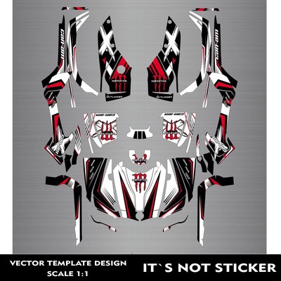 CAN-AM OUTLANDER Graphics Template Vector G2 650 800 1000 XMR MAX 2012 2024