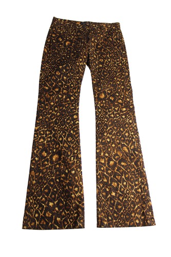 Laundry by Shelli Segal braune Hose mit Tiermotiv 0 - Bild 1 von 3