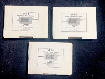 Lot  of 3 - RTI VPS-1 - Voltage Power Sensor - Black  Brand New