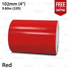 Red 4 102mm Roll Pin Stripe Car Pinstriping Trim Line Tape Decal Vinyl Sticker