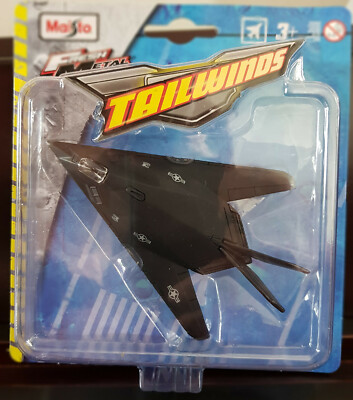 New Maisto Tailwinds Diecast Black F-117 Nighthawk Stealth Fighter Model