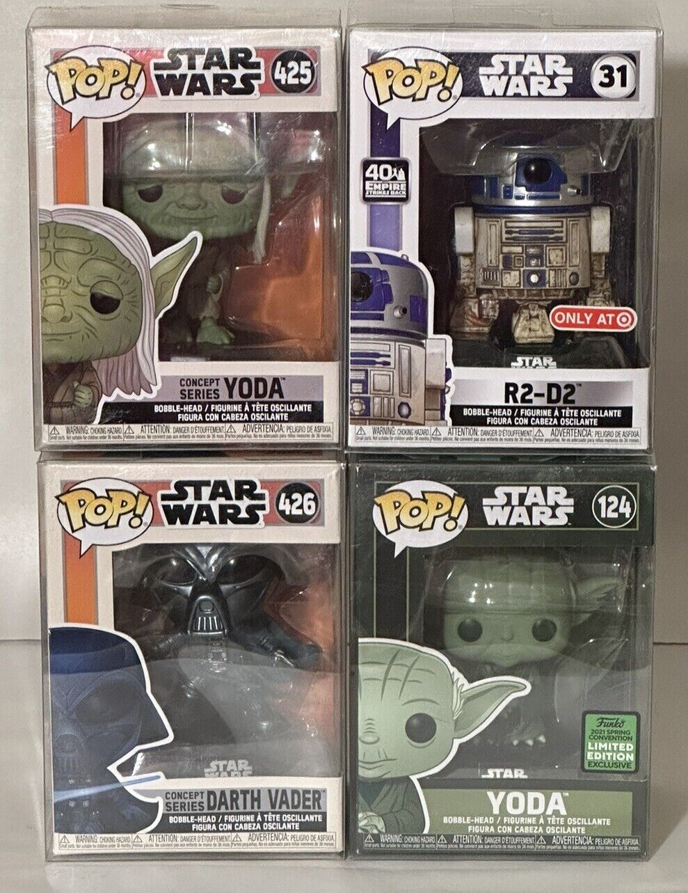¡Funko Pop! Lote Mixto Star Wars Tony The Tiger Chuck Norris Swamp Thing