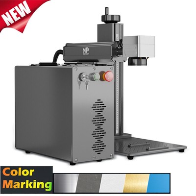 Monport 60W Fiber Laser Marking Machine LightBurn Compatible MOPA Laser Engraver