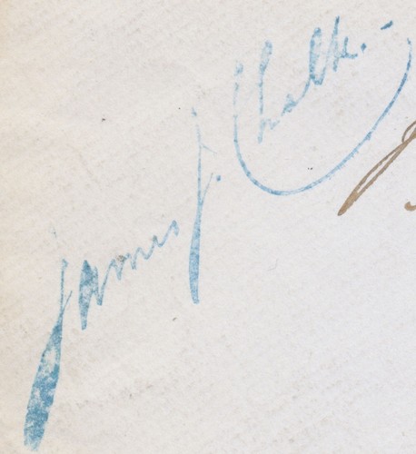 GB 1865 CDS in red „OFFICIAL PAID / LONDON“ on AUTOGRAPHED cover of the Ecclesia - Picture 5 of 6