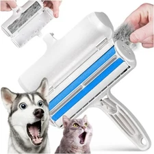 Pet Hair Remover and Reusable Lint Roller - Cat and Dog Hair Remover for Furnitu