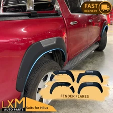Fender Flares Kit Wheel Arch for Toyota Hilux Dual Cab 2015-2024 6pcs