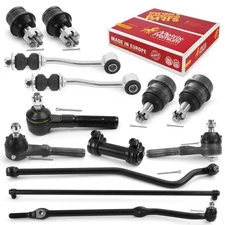 Front Tie Rod & Ball Joint & Sway Bar & Drag Link Set for Jeep Cherokee Comanche