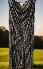 Michael Kors Camouflage Animal Print Sleeveless Summer Dress Unique Design Xl