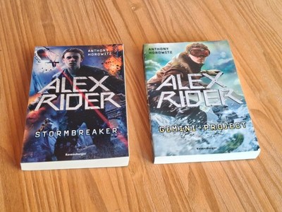2 Bände ALEX RIDER (Bd. 1 Stormbreaker + Bd. 2 Gemini - Project) *TOP*
