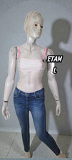 Etam Taille L Neuf  Brassière cropped top couleur rose pastel femme
