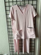 Koi Women's Next Gen Pink Dream Bootcut Scrub Set Size Small NEW