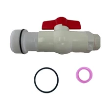 Pipe Drain Connector Garden Water Pipe Fittings Valve Pipe PVC Butterfly Valve
