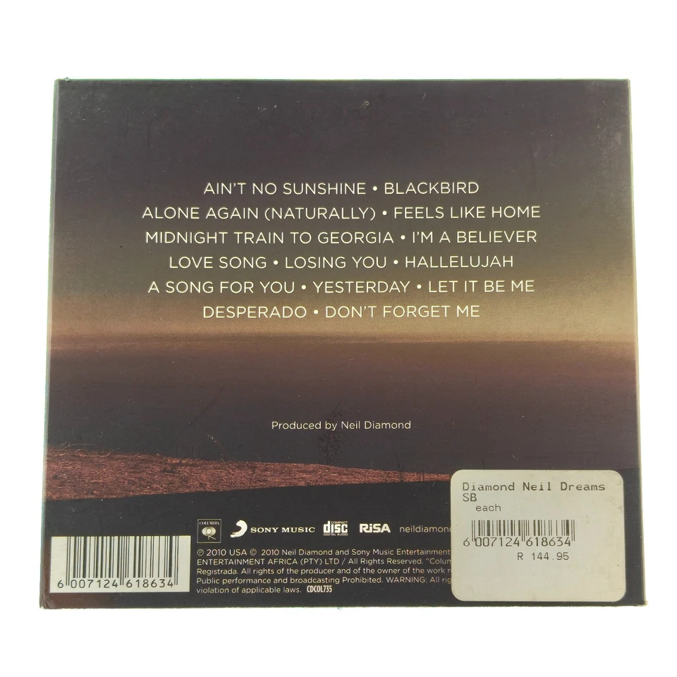 Neil Diamond - Dreams - CD digipak - Image 2 of 2