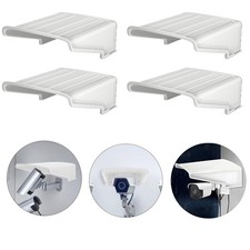 Pack of 4 Wall Mount Dust-Proof Sun Square Outdoor Rain Shade Camera Cover