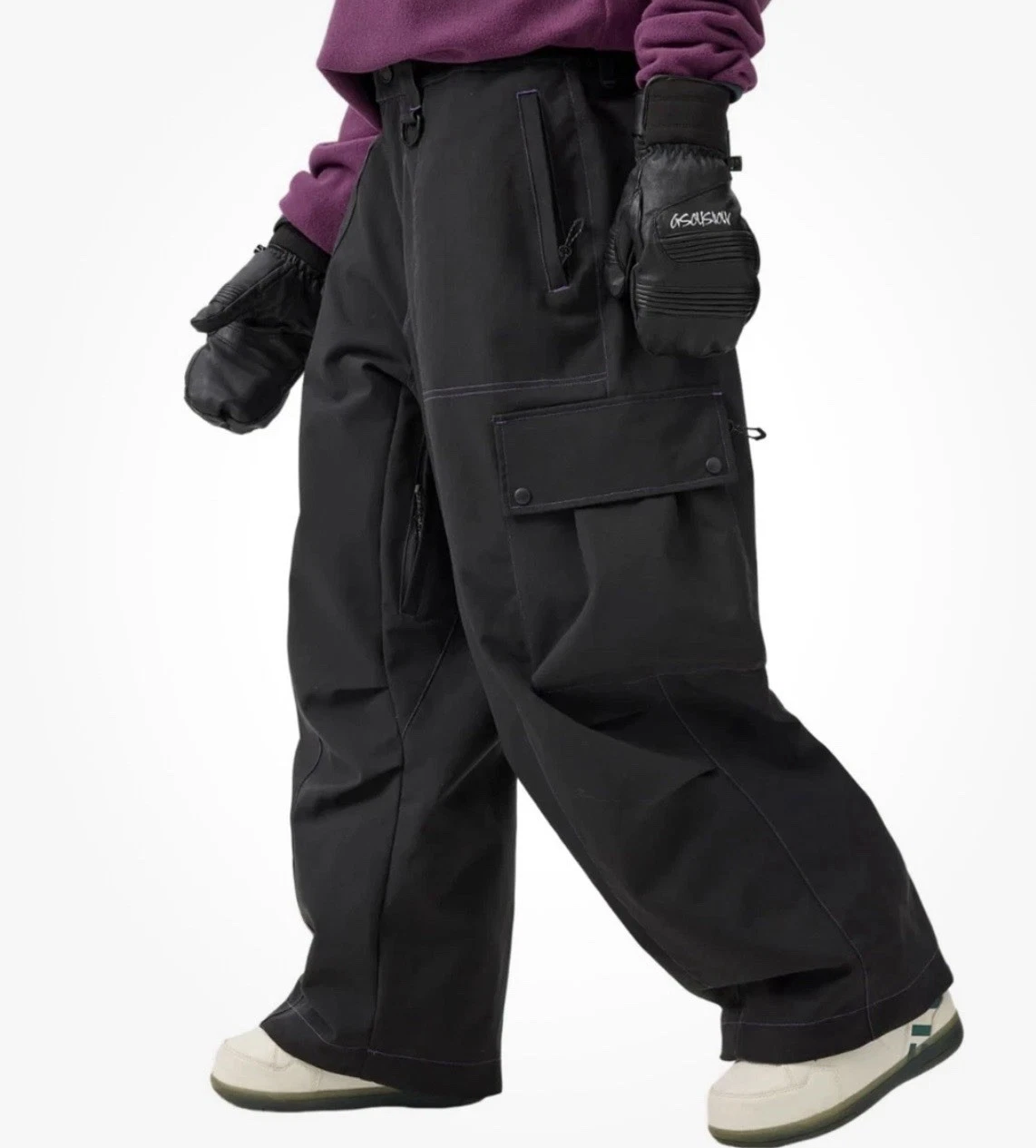 NWT GSOU SNOW Womens Mens Snowboard Pants Baggy Ski Snow Pants Loose Cargo -M
Opens in a new window