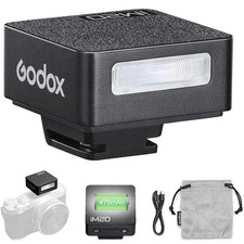 Godox iM20 Mini Camera Flash Speedlite Universal Hot Shoe Built-in Battery USB-C