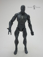 Marvel Spider-Man 3 SPIDER-MAN Black Suit Super Poseable 5-in Figure No Web