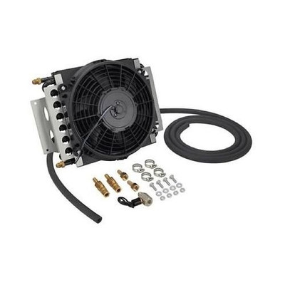 Derale 13900 Electra-Cool 16 Pass Remote Transmission Cooler Kit -6AN Inlets