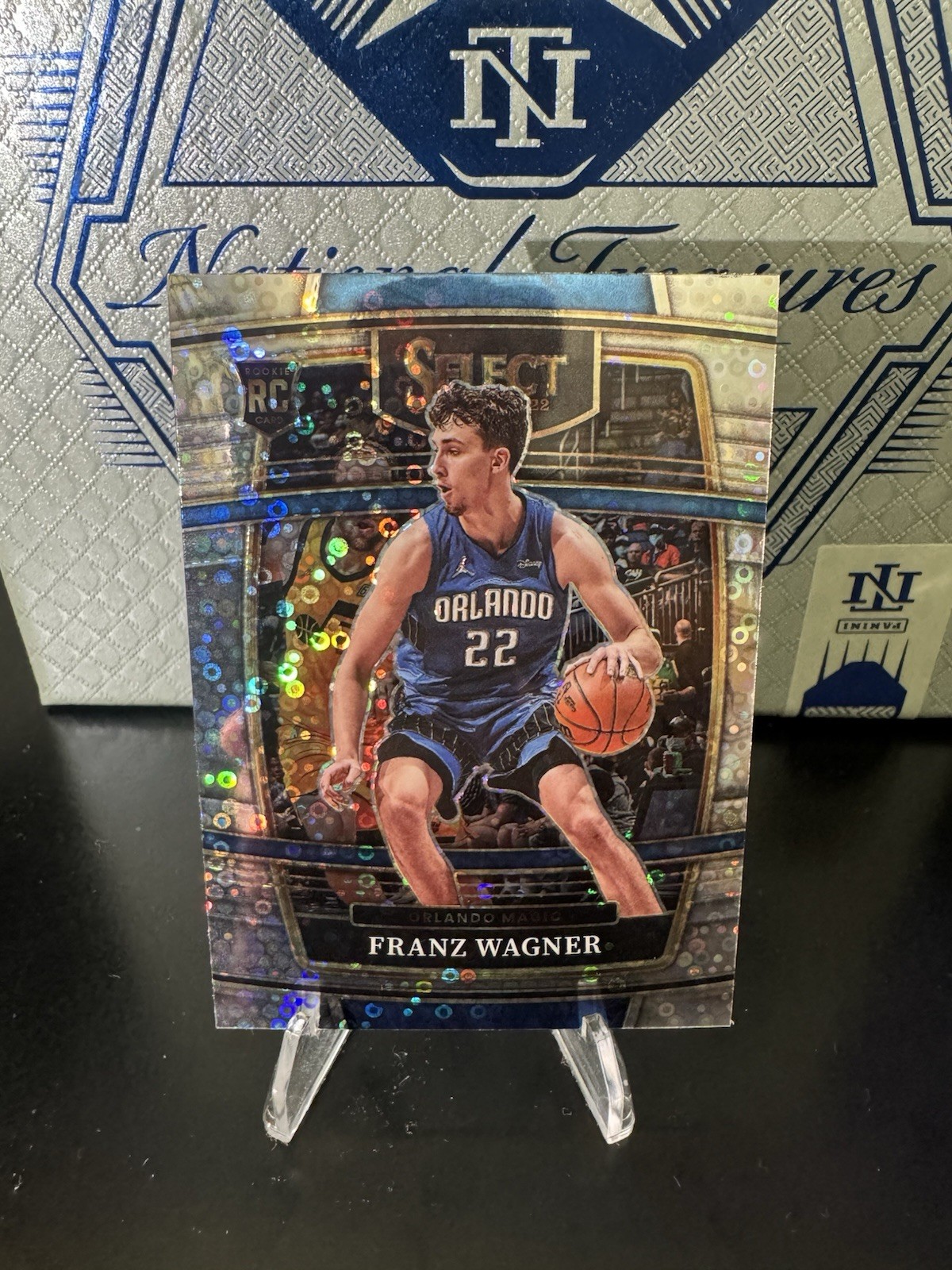 Franz Wagner 2021-22 Panini Select Concourse #15 Disco Prizm (RC)