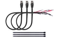 3PCS 16.5" Hardwire Power Cord for Radar Detector, Mirror Wire Plug Tap