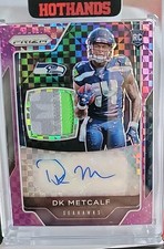 2019 Prizm DK Metcalf #RPA-DK Rookie Patch Auto Purple Power 21/30 RC RPA 