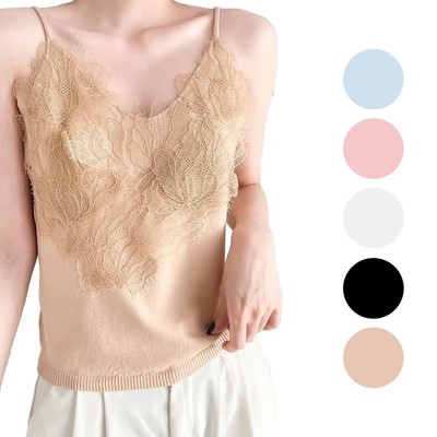 Lässige Damen Weste mit großen Spitzenärmeln und elegantem Blumenmuster