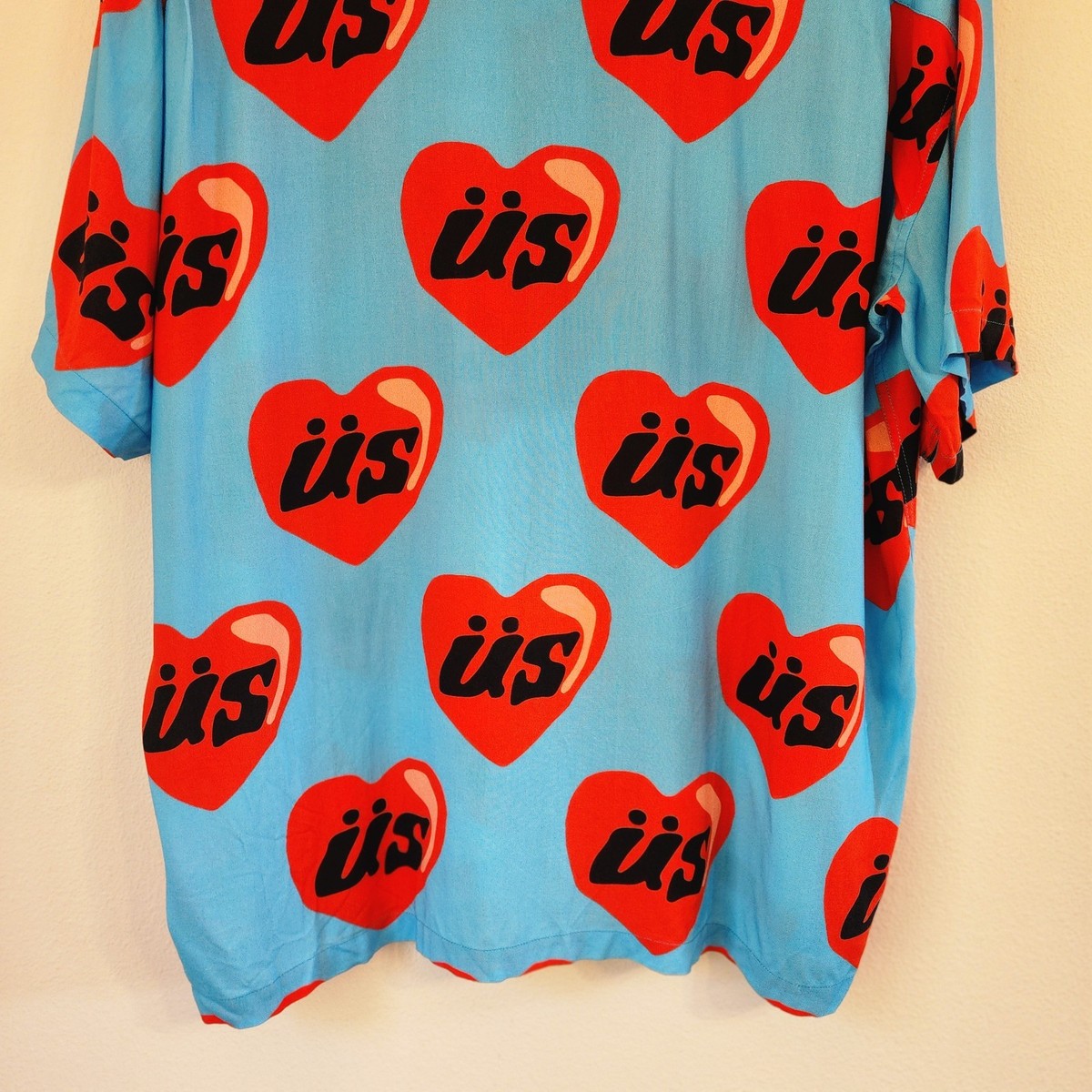 Stussy x CPFM Heart S/S Shirt Blue Red 【公式通販】