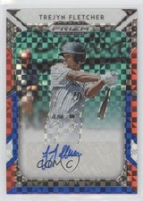 2019 Panini Prizm Draft Picks Red White & Blue 45/99 Trejyn Fletcher Auto 05gv