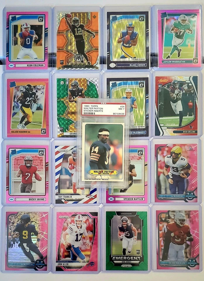 Patrick Mahomes Josh Allen NFL 2024 Óptica y Más Lote de 100 Cartas Numeradas Paralelos Foto 3 de 4