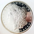 1890 P MORGAN DOLLAR! SPECTACULAR DMPL! 30+INCH LIQUID MIRRORS$$ MS++++++ #64713