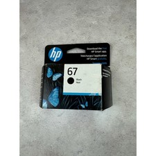 Authentic HP 67 Black Ink Cartridge Sealed in Package Expired 11/2023