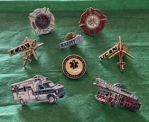 Fire Department, UCAN & EMT Pins - Lot Of 8