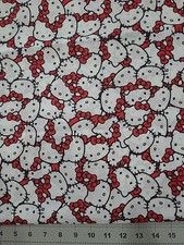 Hello Kitty Red Bows 2024 Sanrio 1 Yard