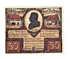 Germany. City of Artern (Thuringia) 1921. 50 Pfennig. Mehl-46.1