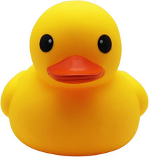 Duck Bath Toy Large Bath Duck Squeak Rubber Duck Baby Shower, 7 Inches