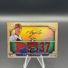 2013 Topps Triple Threads #108 Tyler Skaggs Emerald Rookie Patch Auto #/50