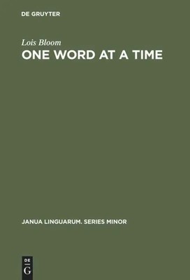 Lois Bloom | One Word at a Time | Buch | Englisch (1976) | 262 S.