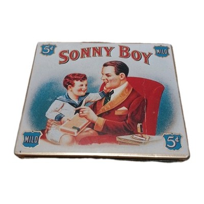 Sonny Boy Made In England 1980 Dodo Designs Tin 5 Cent Can 3.5x3''