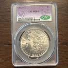 1882-CC CARSON CITY MORGAN SILVER DOLLAR CAC MS 64 Key Date !!!