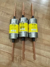 THREE New Bussman Low Peak LPS-RH-125SP 125 AMP 600 V Fuse 