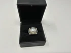 MAZ Vintage Sterling Silver X Gold Ring RETAIL $790