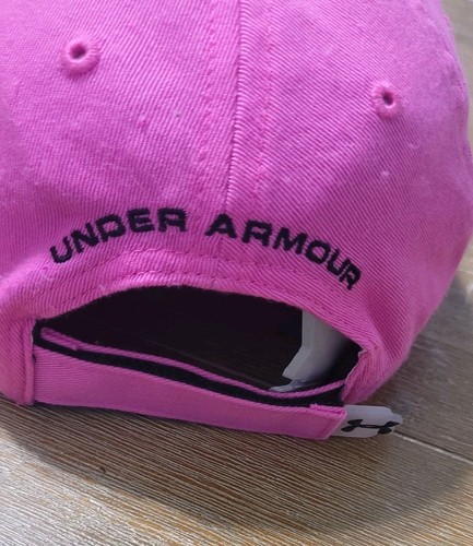 Under Armour Mütze Cap Jugend rosa verstellbar schwarzes Symbol mit silbernen Punkten - Bild 3 von 5