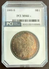 1882-S Morgan 90% Silver Dollar PCI  MS65+ Condition Rarity Authentic  Rim Toned