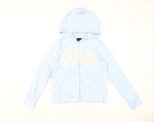 Gap Mädchen Hoodie blau durchgehender Reißv...