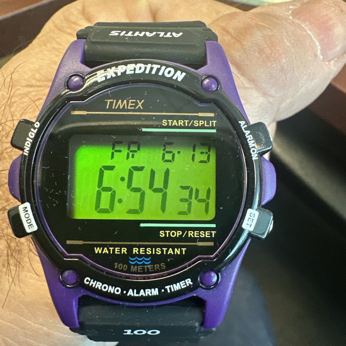 TIMEX TW2U91600 Atlantis 100 Men's Watch Purple Black | eBay